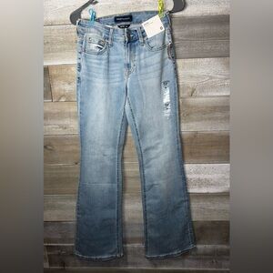 Women's Aeropostale Mid Rise Flare Jeans